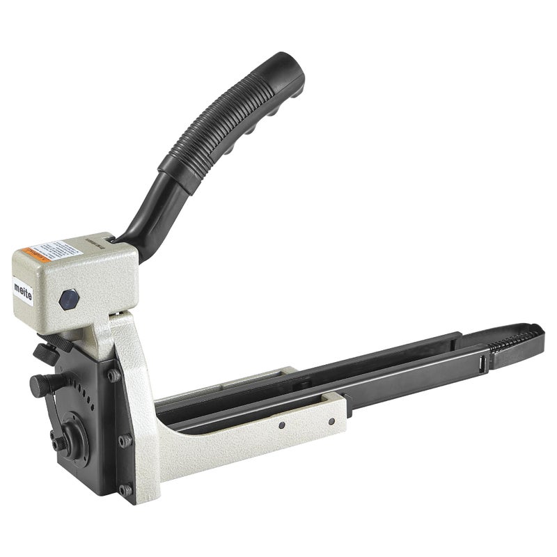 meite Box Stapler HB3515 Manual Carton Closer 16 Gauge Heavy Duty Staple Gun for Corrugated Case Packaging, Depth Dial for 1-8mm Cardboard, Accepts 1-3/8" Crown 5/8" Leg Staples, No Air Needed - Image 1
